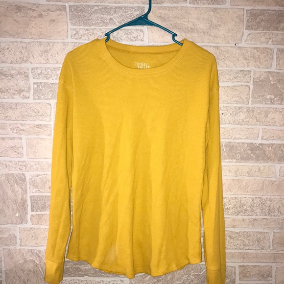 Time and Tru Tops - Time and Tru Thermal Style Long Sleeve Top